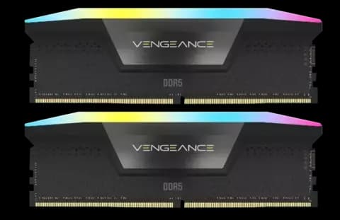 رم دسکتاپ (32GB*2) 64 گیگابایت Corsair مدل VENGEANCE RGB DDR5 6200MHz