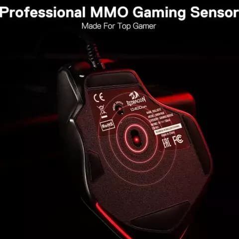 موس سیمی گیمینگ Redragon مدل BULLSEYE M806 RGB