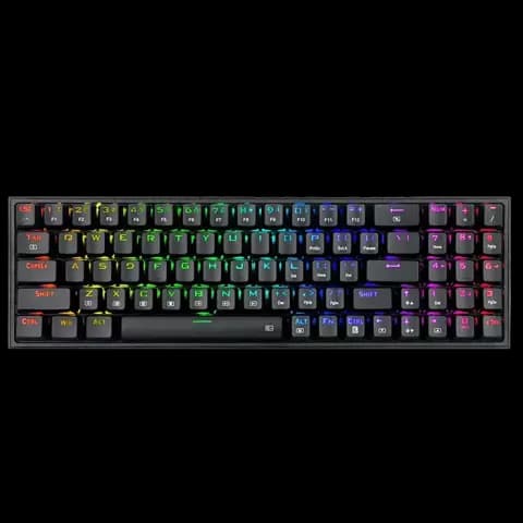 کیبورد سیمی گیمینگ Redragon مدل Pollux K628 RGB با سوییچ قرمز