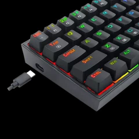 کیبورد سیمی گیمینگ Redragon مدل Pollux K628 RGB با سوییچ قرمز