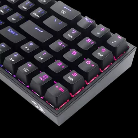 کیبورد سیمی گیمینگ Redragon مدل Pollux K628 RGB با سوییچ قرمز