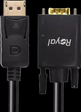 کابل تبدیل 1.8 متری DisplayPort به VGA رویال