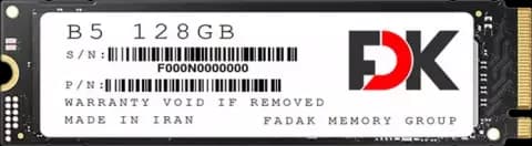 حافظه SSD اینترنال 128 گیگابایت FDK مدل  B5 SERIES NVMe M.2
