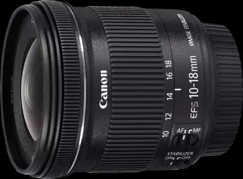 لنز دوربین Canon مدل EF-S 10-18mm F4.5–5.6 IS STM