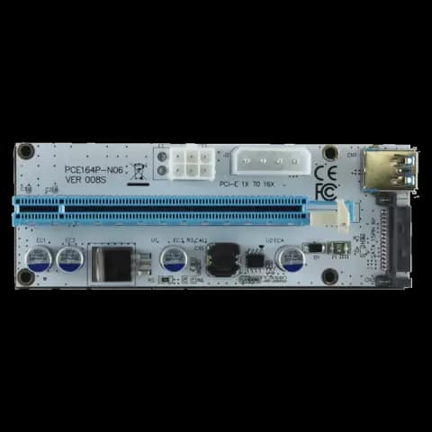 رایزر گرافیک PCI-E 1X به 16X مدل VER 008S