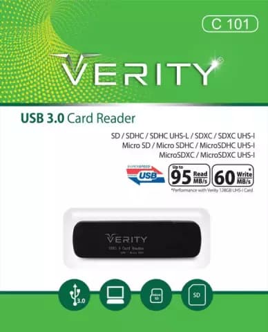 کارت خوان VERITY USB3.0 مدل C101