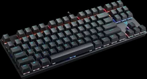 کیبورد سیمی گیمینگ Rapoo مدل V500PRO-87