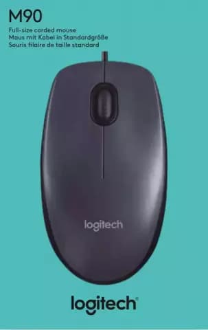 موس سیمی Logitech مدل  M90