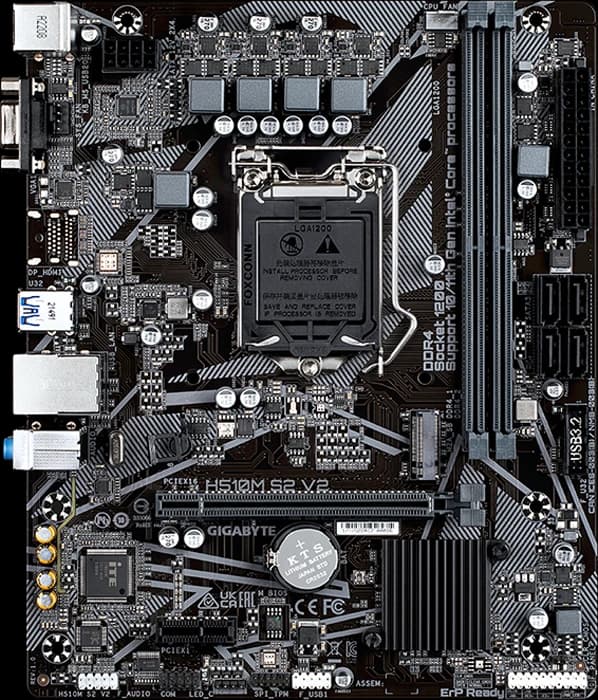 مادربرد GIGABYTE مدل H510M S2 V2 (rev. 1.0)