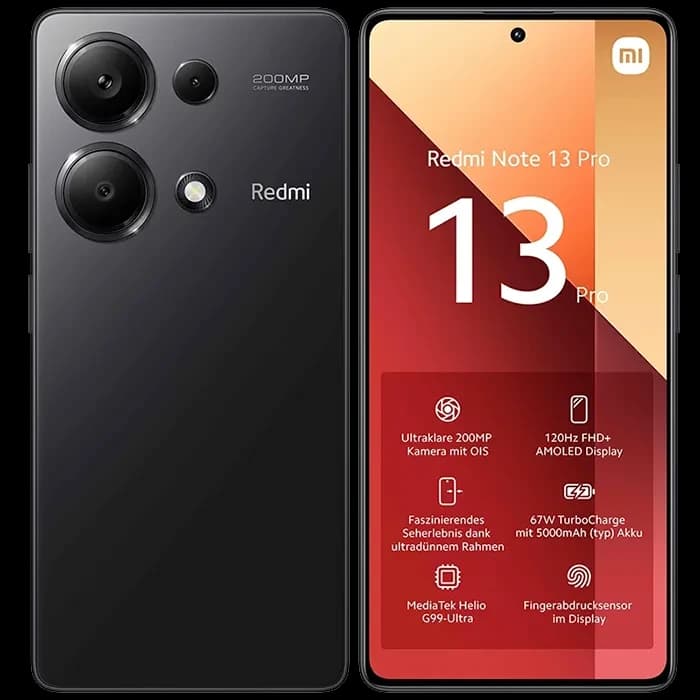 گوشی موبایل 256 گیگابایت Xiaomi مدل Note 13 Pro نسخه گلوبال