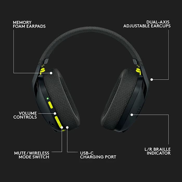 هدست بی سیم گیمینگ Logitech مدل G435