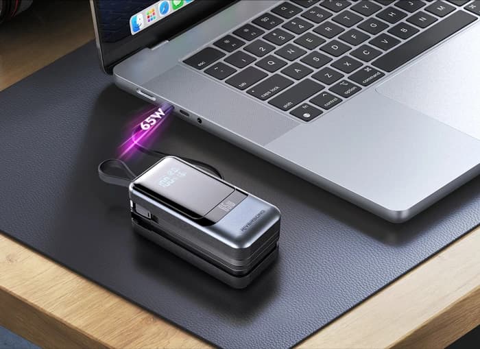پاور بانک 20000 میلی‌آمپر ساعت Riversong مدل PHANTOM 65S