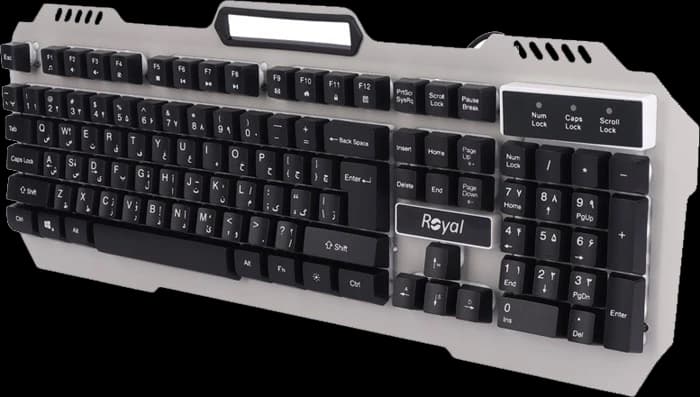 کیبورد سیمی گیمینگ Royal مدل RKG-615
