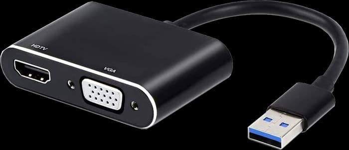 تبدیل USB 3.0 به VGA و HDMI کی نت مدل K-COUA30HV