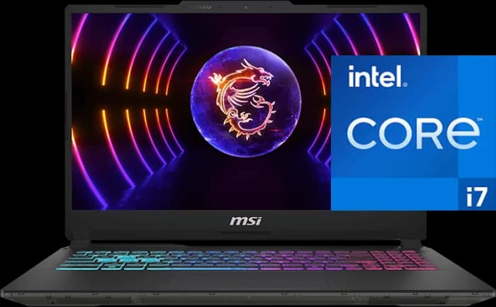لپ تاپ 15.6 اینچ MSI مدل Cyborg 15 A13VE (i7 13620H-16GB-1T SSD-RTX4050-FHD-Backlight-Bag)
