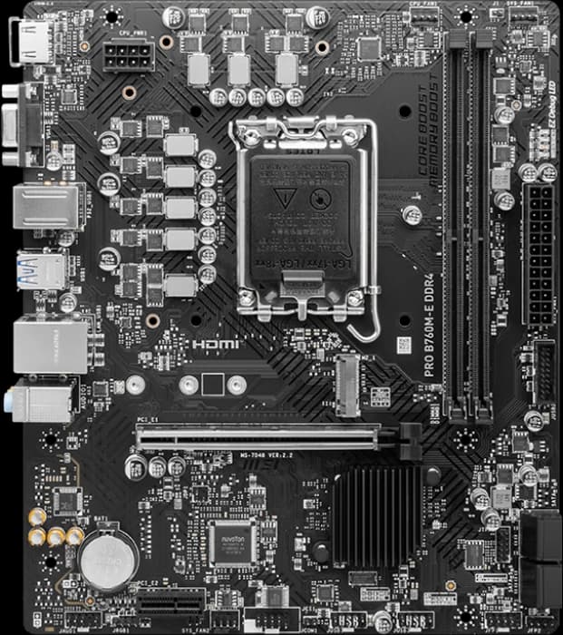 مادربرد MSI مدل PRO B760M-E DDR4