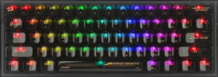 کیبورد سیمی گیمینگ Redragon مدل K617 CTP RGB