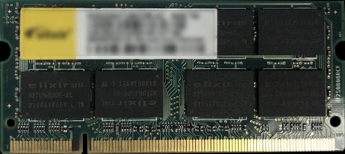 رم لپ تاپ Elixir مدل M2NG64TU8HD5B-AC DDR2 6400MHz