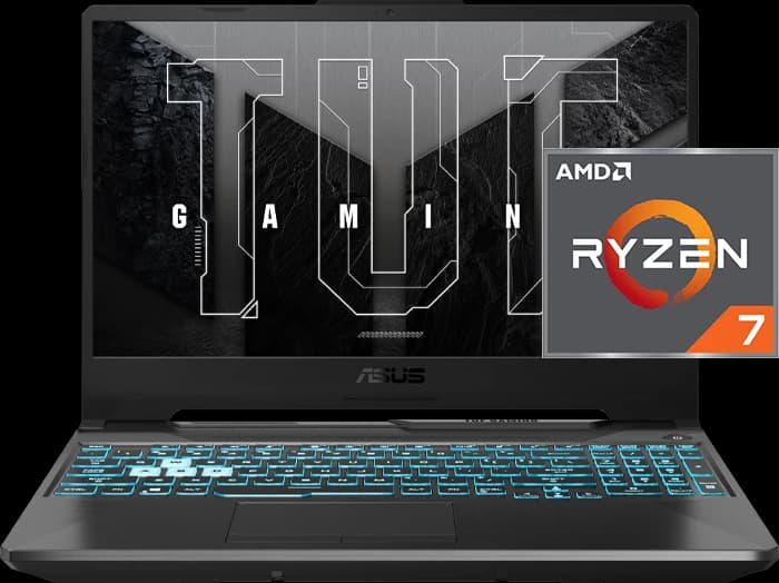 لپ تاپ گیمینگ 15.6 اینچ ASUS مدل TUF Gaming A15 FA506NFR-HN114 (R7 7437HS-16GB-512GB SSD-RTX2050-FHD-Backlite)