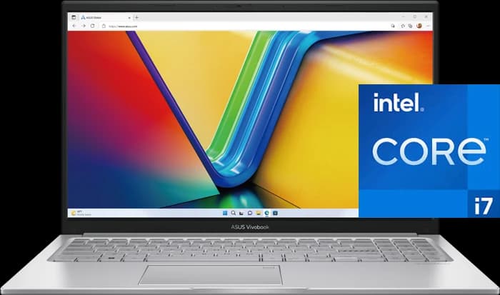 لپ تاپ 15.6 اینچ Asus مدل Vivobook 15 F1504VA-NJ826 (i7 1355U-16GB-512GB SSD-FHD-Fingerprint-Backlight)