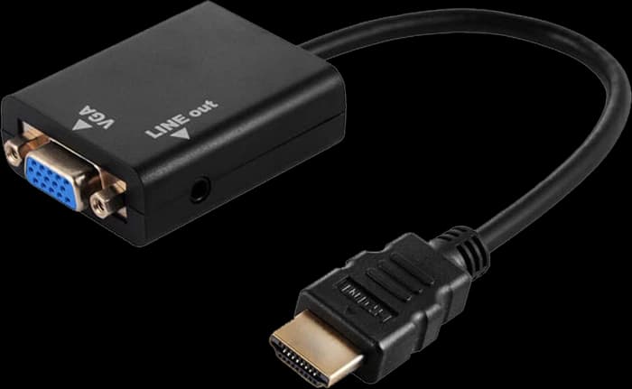 تبدیل HDMI به VGA دی نت مدل DT-403 همراه با کابل AUX