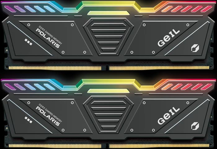رم کامپیوتر 32 گیگابایت (16GB*2) Geil مدل POLARIS RGB DDR5 6000MHz