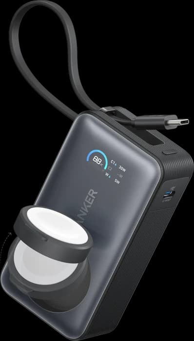 پاور بانک 10000 میلی‌آمپر ساعت Anker مدل MagGo Power Bank A1657