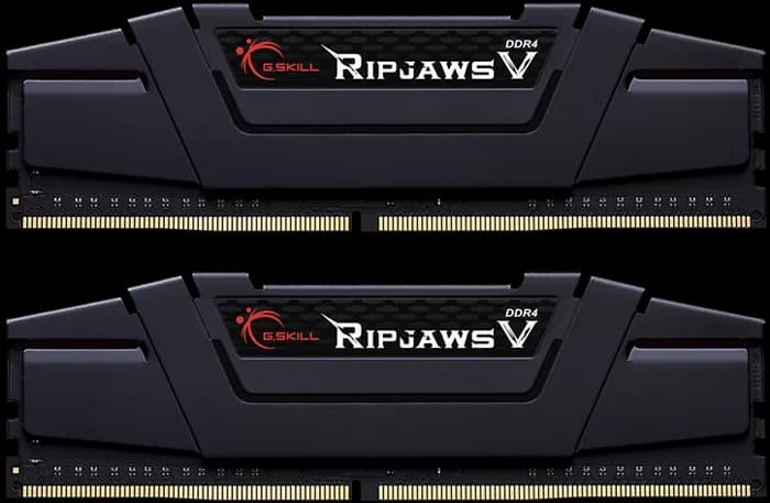 رم کامپیوتر 16 گیگابایت (8GB*2) G.Skill مدل Ripjaws V DDR4 3600MHz CL18