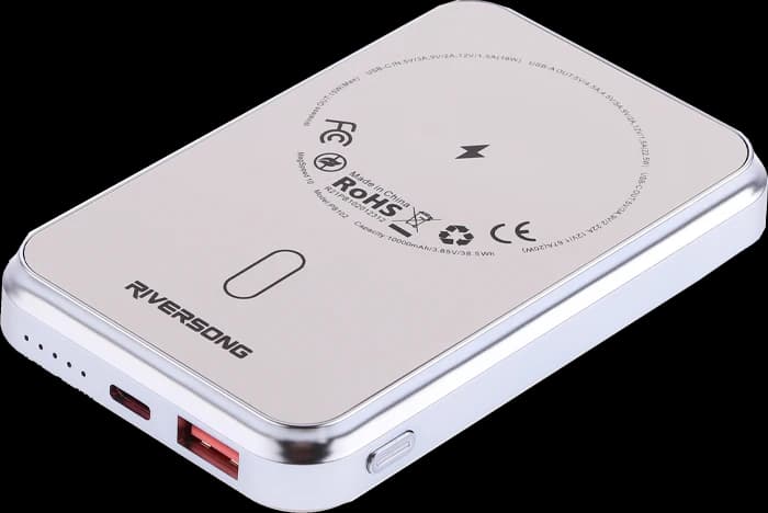 پاور بانک 10000 میلی‌آمپر ساعت Riversong مدل MagSpeed 10 PB102