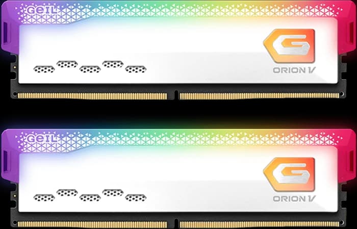 رم کامپیوتر 32 گیگابایت (16GB*2) Geil مدل ORION V RGB DDR5 6000MHz