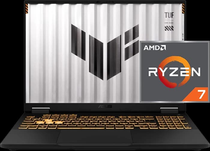 لپ تاپ گیمینگ 16 اینچ Asus مدل TUF Gaming A16 FA608UH-RV049 (Ryzen 7-260-16GB-512GB SSD-RTX5050-WUXGA)