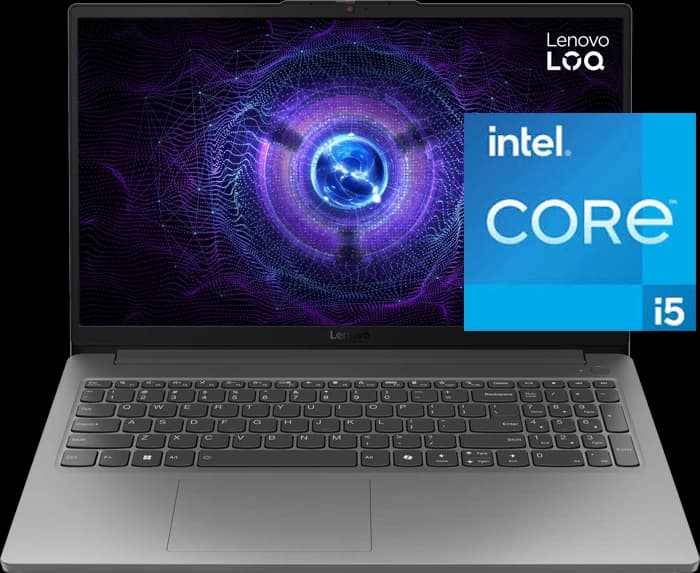 لپ تاپ گیمینگ ۱۵.۶ اینچ Lenovo مدل LOQ 15IAX9E-83LK006CIN (Core i5 12450HX-12GB-512GB SSD-RTX 2050-FHD)