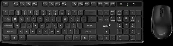 کیبورد و موس بی سیم Genius مدل KM-8206S AI