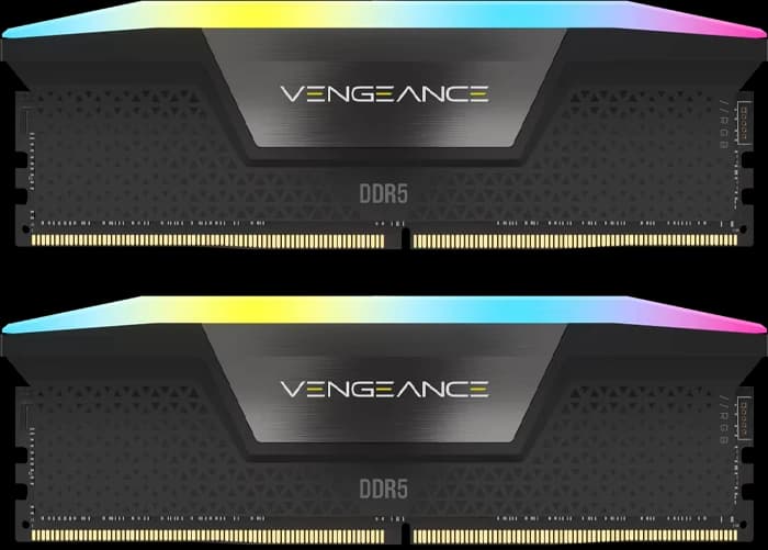رم کامپیوتر 32 گیگابایت (2*16GB) CORSAIR مدل VENGEANCE RGB 5600Mhz DDR5 CL40