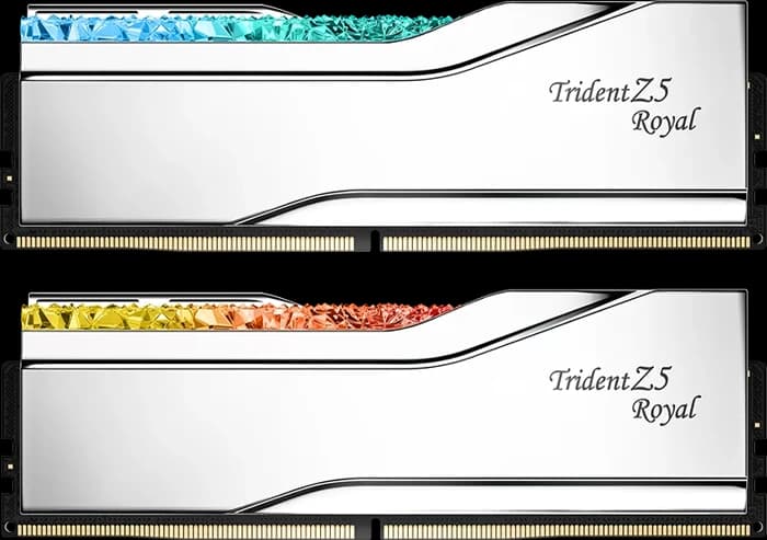 رم کامپیوتر 32 گیگابایت (2*16GB) G.SKILL مدل TRIDENT Z5 ROYAL 7200Mhz DDR5 CL34