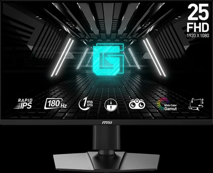 مانیتور گیمینگ 24.5 اینچ MSI مدل G255PF E2
