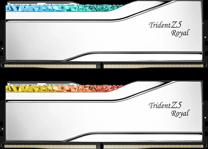 رم کامپیوتر 32 گیگابایت (16GB*2) G.Skill مدل Trident Z5 RGB DDR5 6400MHz CL32