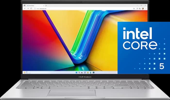 لپ تاپ 15.6 اینچ Asus مدل VIVOBOOK 15 R1504VA-NJ192 (Core 5 120U-16GB DDR4-512GB SSD-FHD)