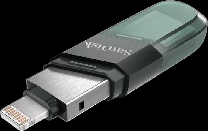 فلش مموری 256 گیگابایت Sandisk مدل IXPAND FLASH DRIVE FLIP