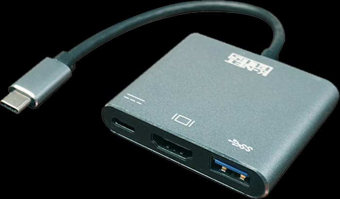 تبدیل USB-C به HDMI/USB3.0/USB-C کی نت پلاس مدل KP-MFCMS103