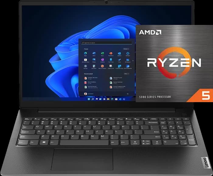 لپ تاپ 15.6 اینچ Lenovo مدل V15 G4 AMN 82YU015GAK (Ryzen 5 7520U-8GB LPDDR5-512GB SSD-FHD)
