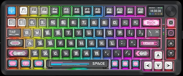 کیبورد مکانیکال گیمینگ بی سیم Redragon مدل FLEKACT K708 MC PRO RGB