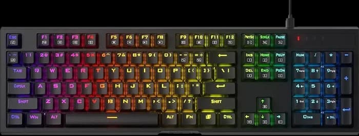 کیبورد مکانیکال گیمینگ سیمی Redragon مدل Argo K670 RGB