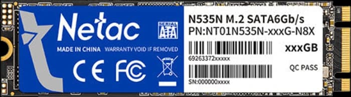 حافظه SSD اینترنال 512 گیگابایت NETAC مدل N535N