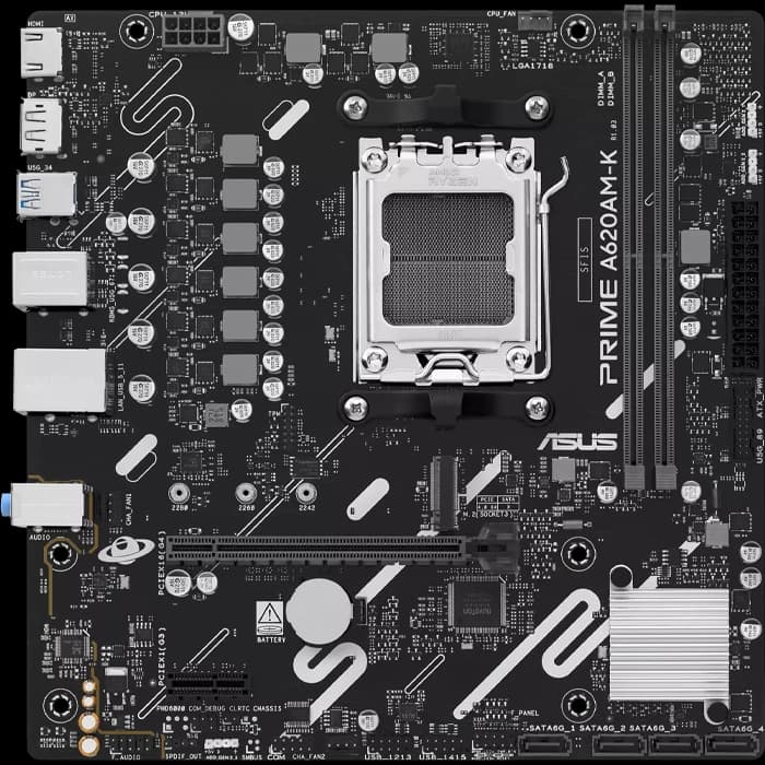 مادربرد ASUS مدل PRIME A620AM-K DDR5