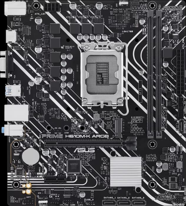 مادربرد Asus مدل PRIME H610M-K ARGB DDR5