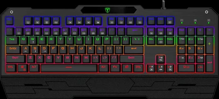 کیبورد مکانیکال گیمینگ سیمی T-Dagger مدل Battleship T-TGK301
