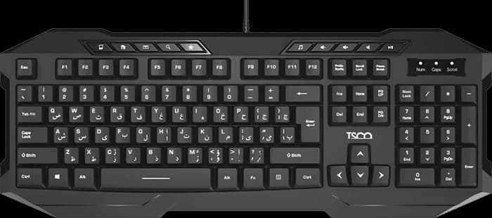 کیبورد سیمی TSCO مدل TK 8042