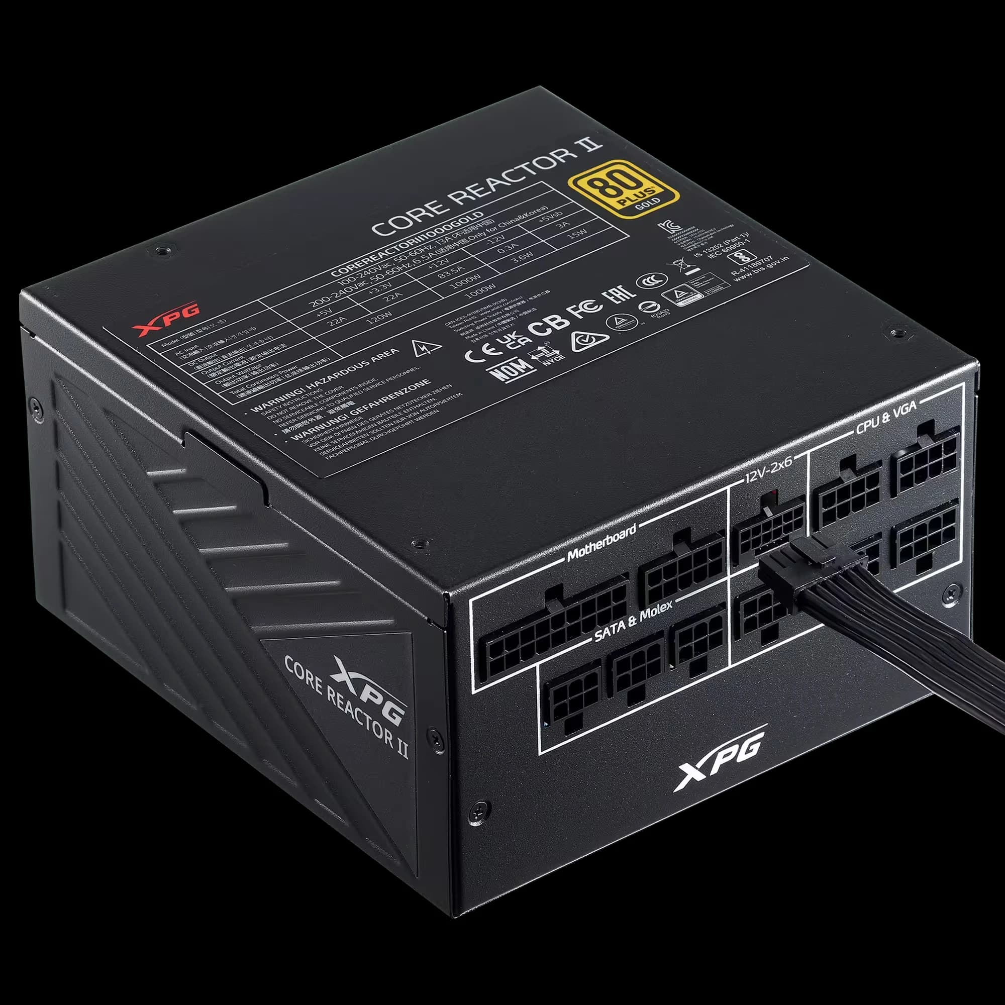 پاور 750 وات ADATA مدل XPG CORE REACTOR II 750G-BKCEU