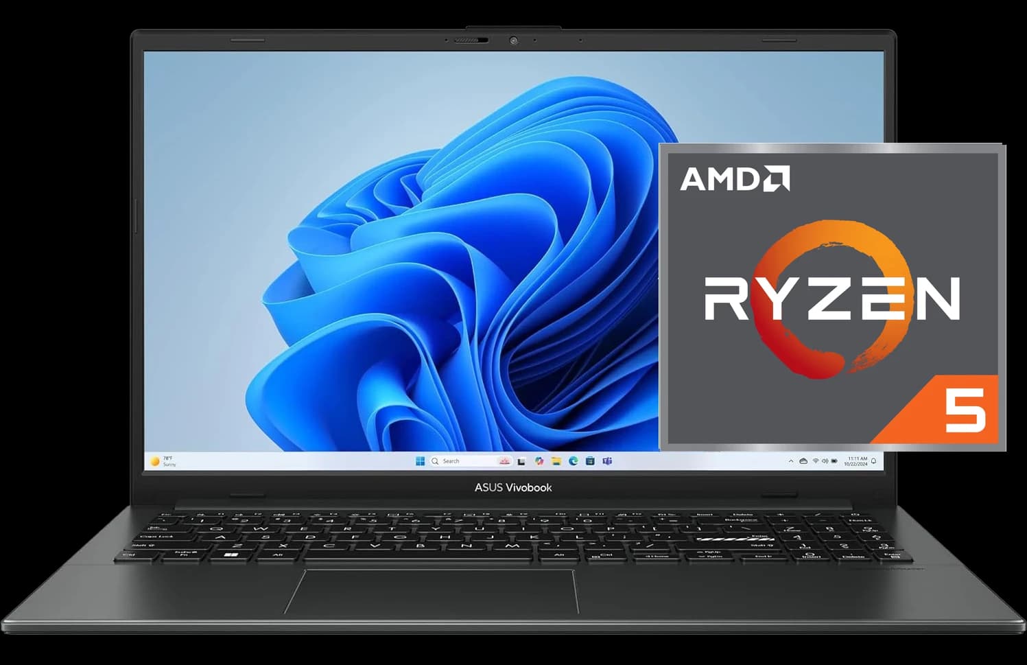 لپ تاپ 15.6 اینچ Asus مدل Vivobook Go 15 E1504FA-BQ050 (Ryzen 5 7520U-8GB-512GB SSD-Radeon Graphics-FHD)
